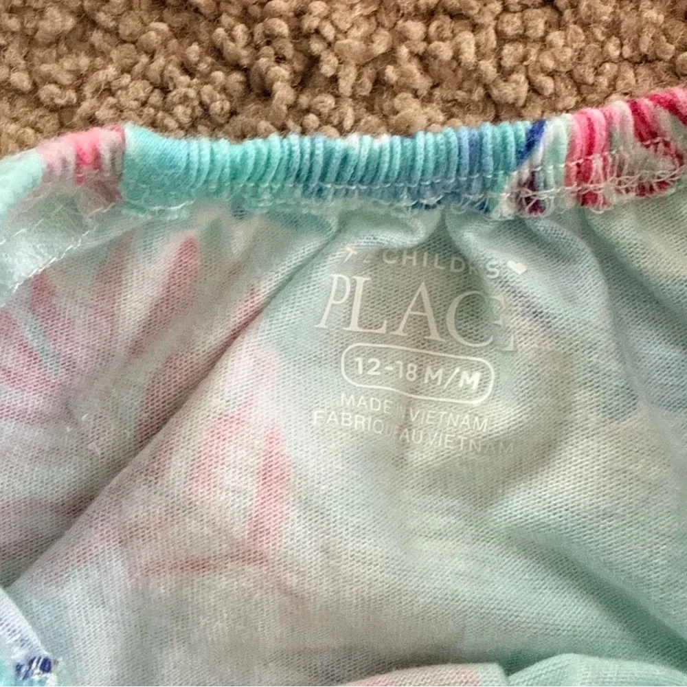 The Children’s Place Tropical Print Baby Romper 12–18M Summer One Piece